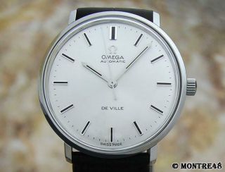Omega Deville Swiss Made Men Auto 35mm Stainless St Vintage Watch Jl47