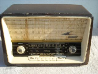Vintage Fonovox Loewe Opta Hi - Fi Tube Radio Type 05737 Made In W.  Germany