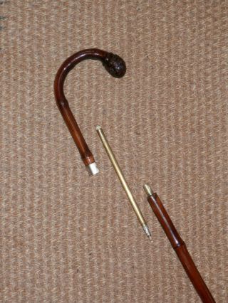 Antique Lecturer Pointer Rustic Wooden Gadget Stick 