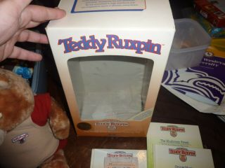 Vintage Teddy Ruxpin W/Extras Near Complete? Books 6