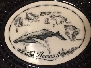 Hawaii Art Scrimshaw Cribbage Board 5