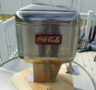Rare COCA COLA Multiplex Soda Counter Top Outboard Dispenser 1940s 3