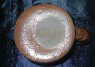 Rare Royal Doulton Lambeth stoneware Toby teapot by Harry Simeon,  some damage 9