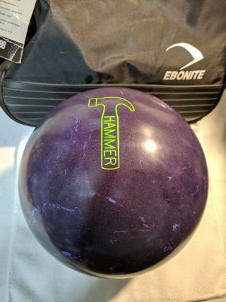 VTG Faball Sledge Hammer Syntactive Purple Bowling Ball NOS Undrilled 15.  75 lbs 5
