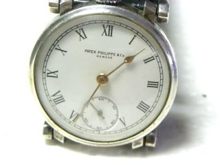 patek philippe rare st/steel driver rare vintage unisex watch 1930 ' s 7