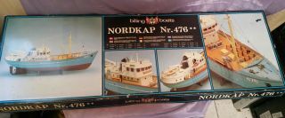 Vintage Billing Boats 1:50 Scale Nordkap Model Boat Kit 476