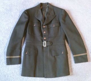 Wwii Era U.  S.  Army Wool Military Dress Jacket - Size 38l