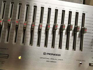 Vintage Pioneer SG - 9800 EQ 12 Band Graphic Equalizer & Box - 6