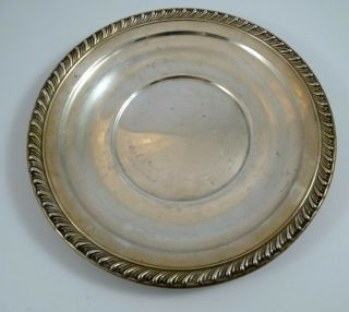 Wallace Sterling Silver H103 10 " Sandwich Plate Charger Dish