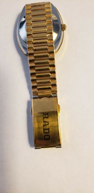 vintage Rado Diastar Swiss automatic men ' s watch 4