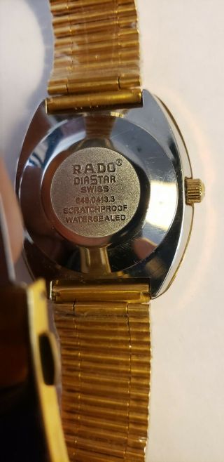 vintage Rado Diastar Swiss automatic men ' s watch 5