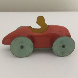 Vintage German Tin Toy Race Car