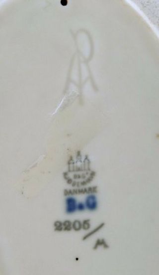 Armand Petersen for B&G (Bing & Grondahl).  Rare art deco porcelain figure,  deer 7