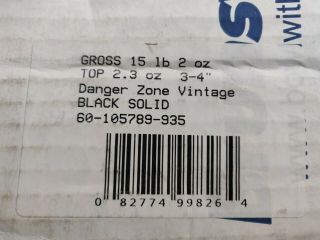 15 lb Brunswick Danger Zone Vintage - RARE - 2.  3 top 3 1/4 