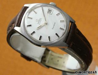 Omega Geneve Cal 565 Rare Men ' s 35mm Swiss Made Automatic Vintage Watch MJ155 3
