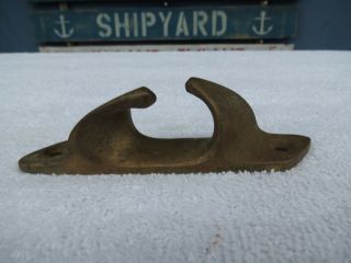 4,  5/8 Inch Bronze Chock Ship Boat Dock Brass Cleat Decor (1079)