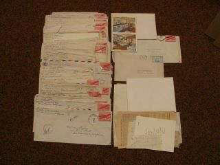 Wwii Correspondence From Us Navy Officer To Sweetheart 56 Love Letters,  Pictures