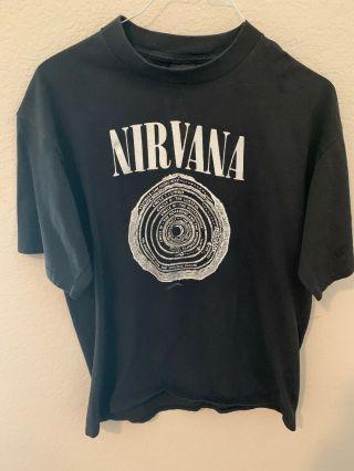 Vintage 1992 Nirvana Vestibule T - Shirt Sz Xl.  Brockum Worldwide.  Single Stitch