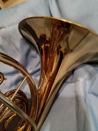 Boosey and Hawkes Vintage Double French Horn,  with hard case 3