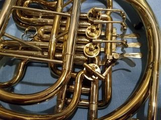 Boosey and Hawkes Vintage Double French Horn,  with hard case 6