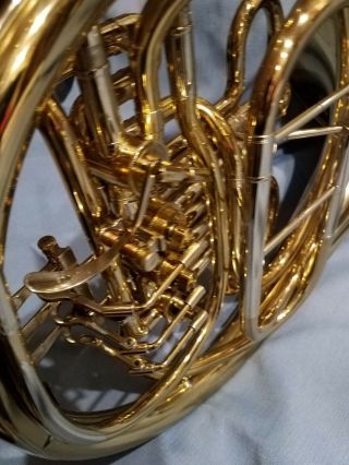Boosey and Hawkes Vintage Double French Horn,  with hard case 7