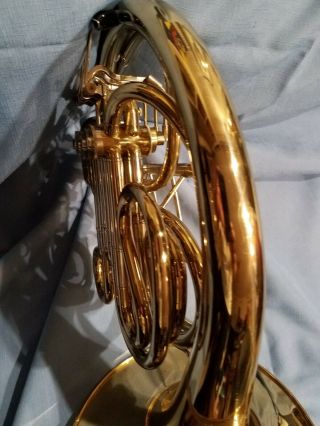 Boosey and Hawkes Vintage Double French Horn,  with hard case 8