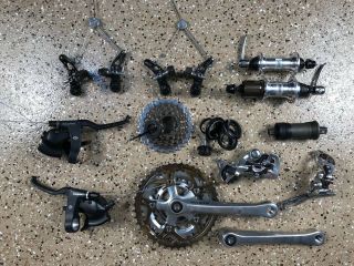 Shimano Stx,  Mountain Bike Group Set,  Early 90’s Vintage,  Fc - Mc30 7 - Speed Triple