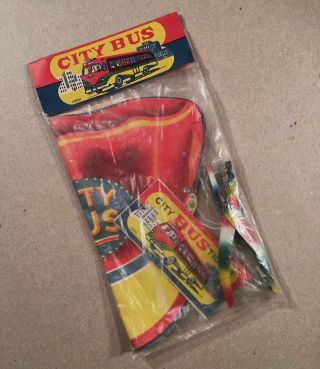 C.  1960 City Bus Toy Package Includes Driver 