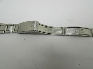 Vintage Rolex 7835 S/S Oyster Folded Band Bracelet End Links 361 19mm 8