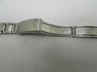 Vintage Rolex 7835 S/S Oyster Folded Band Bracelet End Links 361 19mm 9