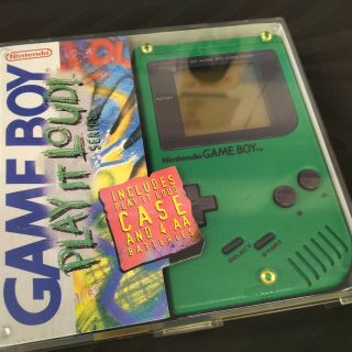 Very Rare In Case Green Gameboy Play It Loud Series Nintendo Dmo