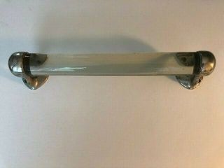 Antique Glass Bath Towel Bar Rod,  14 " Long