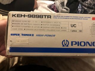 Vintage Old school Pioneer car stereo KEH 5