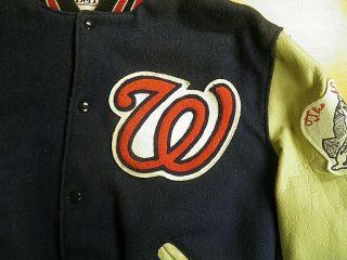 RARE Washington Senators 1950 ' s Delong Varsity Jacket Size 46 3