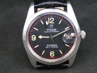 Vintage Tudor Prince Oysterdate Ranger 2772 Swiss Ss Steel Automatic Mens Watch