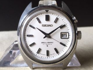 Vintage Seiko Automatic Watch/ Bell - Matic 4005 - 7000 Ss 27j 1968 For Repair
