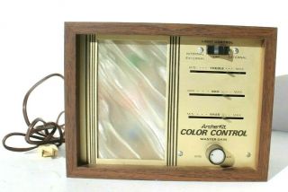 Vtg 1970s Radio Shack Archer Kit Color Control Organ Stereo Disco Light