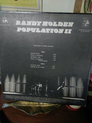Randy Holden Population 2 Hobbit Records Vintage Vinyl LP Doom Metal 3
