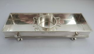 1898 - John Grinsell & Sons - Solid Silver Ink Stand/standish - 179.  5 Grams