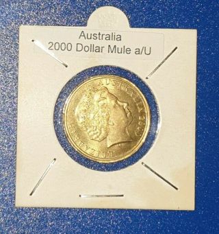 $1/ 10 Cent Mule 2000 Australian.  A/unc Rare