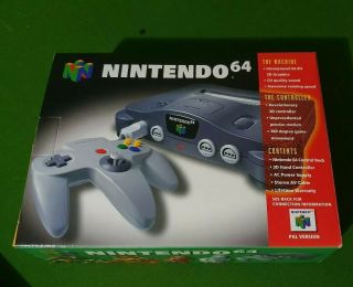 Nintendo 64 Console & Pal N64 Boxed Rare