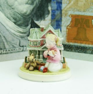 Vtg Olszewski Goebel Miniature Bronze Figurine Statue Dollhouse Dreams Ltd/750
