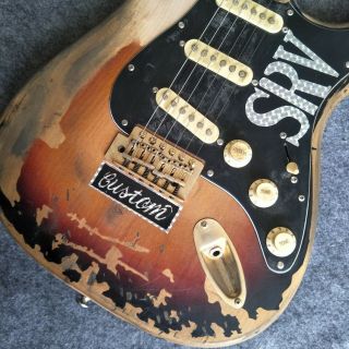 Custom Store Standard Antique Electric Guitar SRV Panel 4