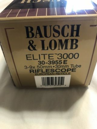 Bausch Lomb Scope 3000 Elite 3 - 9x50