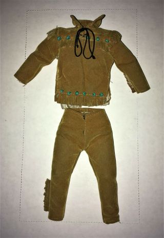 Vintage Gabriel Tonto Shirt And Pants Set For Figure Lone Ranger Clothes 1973