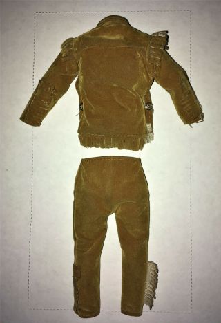 Vintage Gabriel Tonto Shirt And Pants Set For Figure Lone Ranger Clothes 1973 2