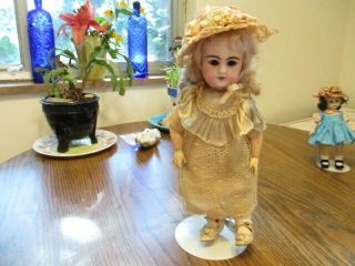 12 " Sweet Antique French Doll Marked " Dep 3 "