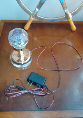 Restored Antique Vintage PERKO Chris Craft GarWood Boat Stern Light Night Light 4