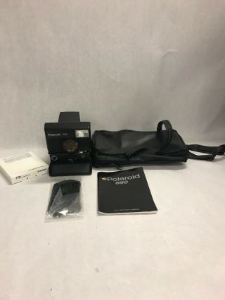 Polaroid Slr 690 Instant Film Camera Carrying Case Strap Film Vintage