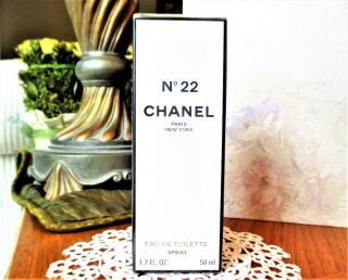 Vintage Chanel No 22 Eau De Toilette Spray 50ml - 1.  7oz Very Rare